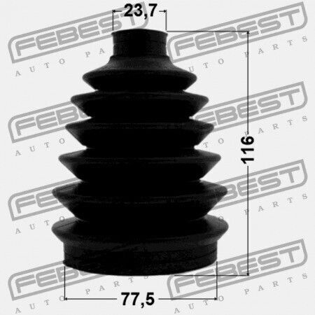 Външна Защита На Съединения Mitsubishi Lancer Lancer Cedia Cs Ct 2000.03-2009.08 Jpn Mn156497