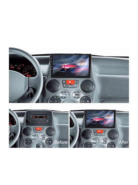 Lenovo Car Audio System for Fiat Panda BMW X1 / X3 / X4 2003-2012 Bluetooth USB WiFi GPS Apple CarPlay Android Auto with 9" Touch Screen
