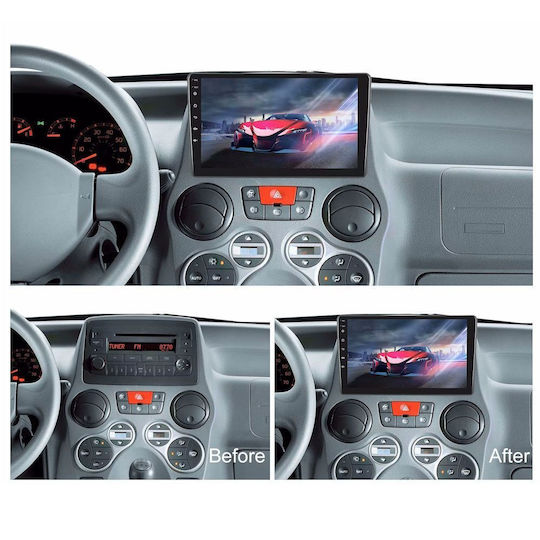 Digital IQ Car Audio System for Fiat Panda 2003-2012 Bluetooth USB WiFi GPS Apple CarPlay Android Auto with 9" Touch Screen