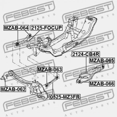 Преден Долен Контролен Рамо Ford Focus Cb4 2008-2011 Eu 1357317