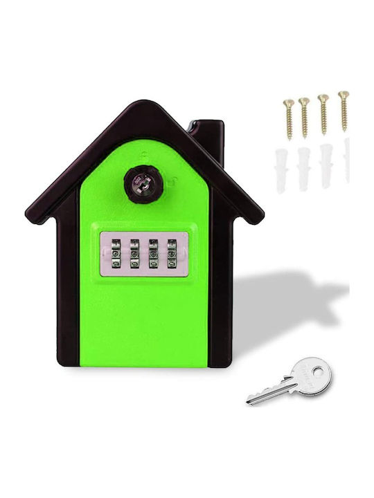 Combination Key Holder with Lock 15x13.5x5.5cm