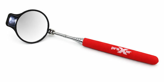 Τηλεσκοπικός Καθρέφτης Επιθεώρησης Praxer Led Μαγνήτη 53 Mm Λαβή 740 Mm