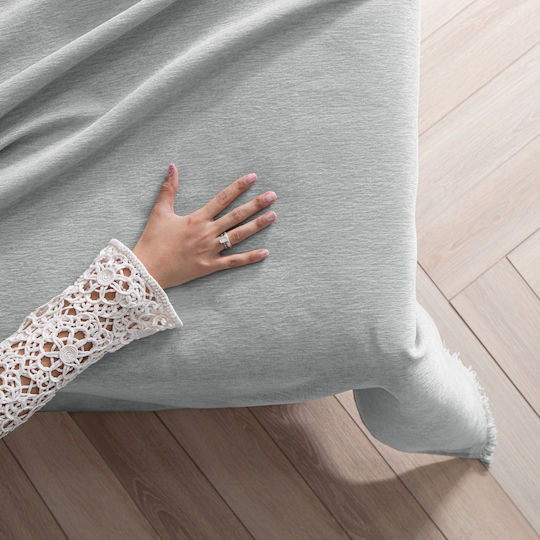 Filumi Duvet Cover Double 230x260 Light Grey