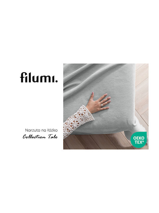 Filumi Duvet Cover Double 230x260 Light Grey