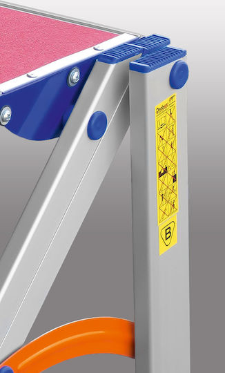 Folding Step Ladder Aluminum 3 Steps 70cm
