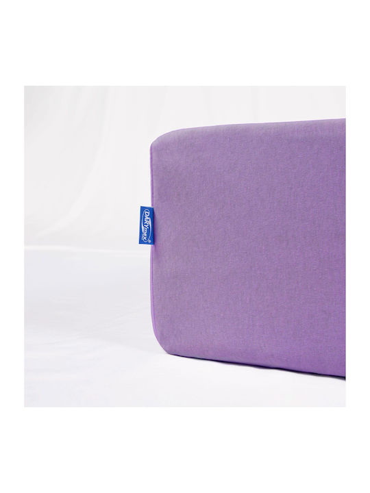 Darymex Double Bed Sheet With Rubber Hugger 140x200cm Light Purple