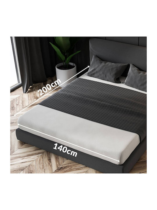 Darymex Double Bed Sheet With Rubber Hugger 140x200cm Light Purple