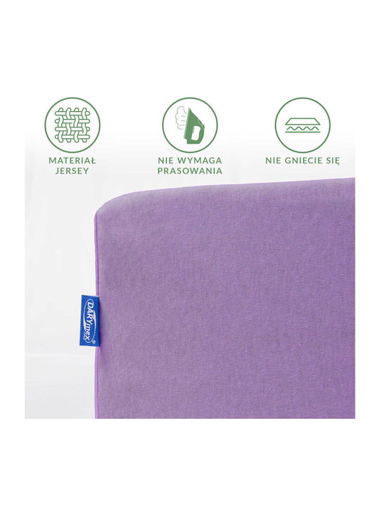 Darymex Double Bed Sheet With Rubber Hugger 140x200cm Light Purple