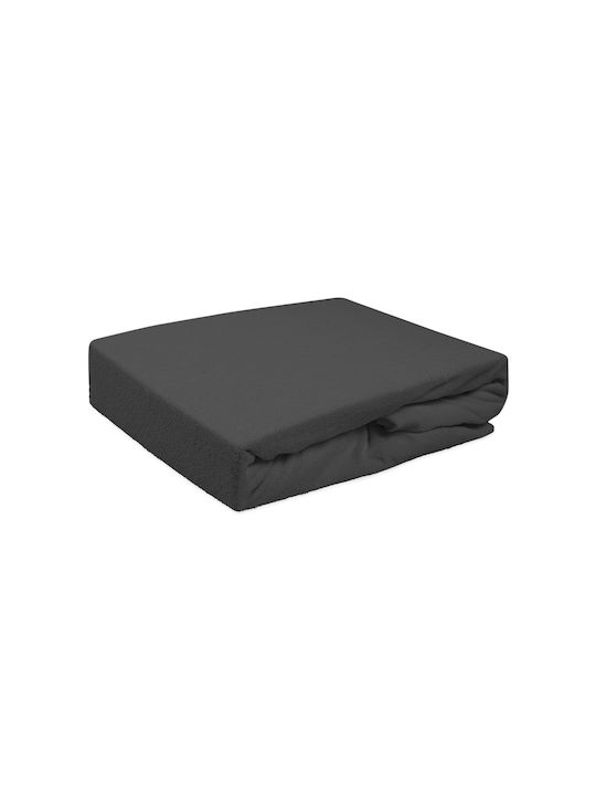 Darymex Bed Sheet Double With Rubber Hugger 160x200cm Anthracite