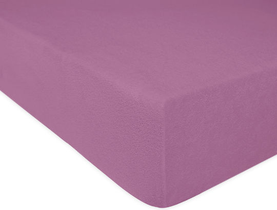 Darymex Σεντόνι King Size με Λάστιχο 200x220εκ. Ανοιχτό Μωβ Λιλά