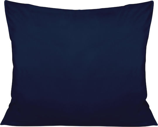Darymex Dekorativer Kissenbezug aus 100% Baumwolle Dunkelblau 40x60cm