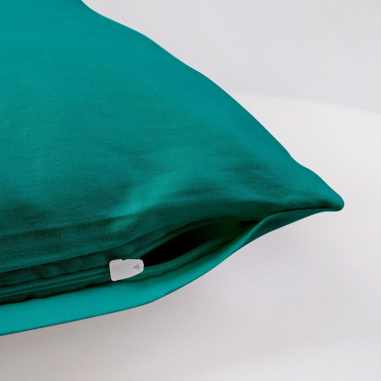 Darymex Dekorativer Kissenbezug aus 100% Baumwolle Türkis 40x60cm