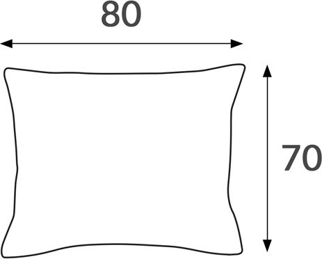 Darymex Față De Pernă Din 100% Bumbac Albă 70x80cm