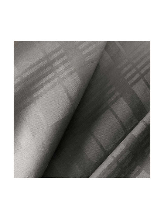 Darymex Dekorativer Kissenbezug aus 100% Baumwolle Grau Makozatin 40x40cm