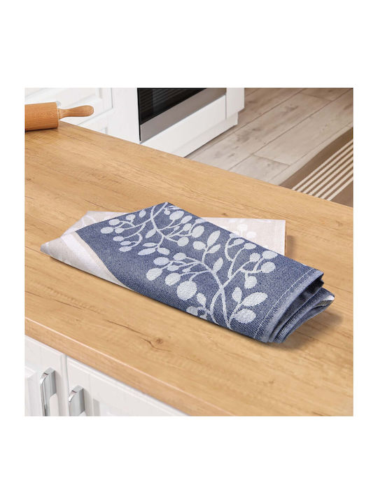 Darymex Zwoltex Küchenhandtuch aus 100% Baumwolle in Blau Farbe 50x70cm