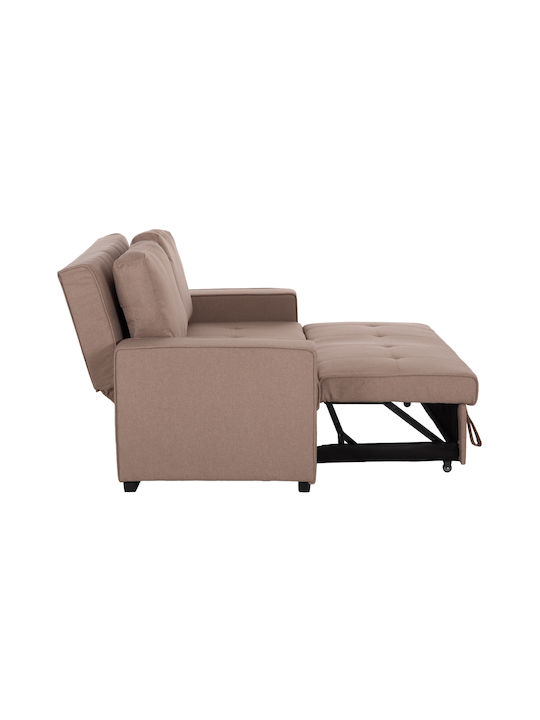 Kanna Two Seater Sofa Bed Beige 175x92x87cm
