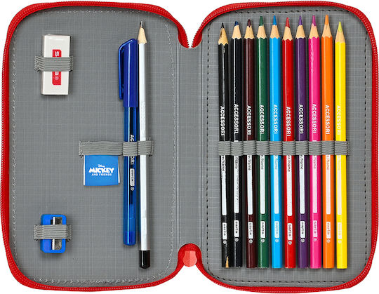 Safta Happy Smiles Mickey Mouse Filled Pencil Case