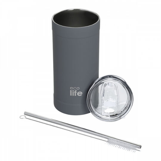 Ecolife Термос Чаша Без BPA 500ml Stone Grey