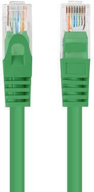 Lanberg U/UTP Cat.6 (Gigabit) Network Cable Ethernet 3m Green 10 Pieces