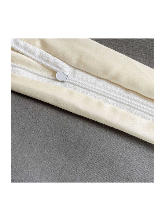 Darymex Darymex Bettbezüge Baumwolle 160x200cm Einzelbett mit Kissenbezug Grau Braun
