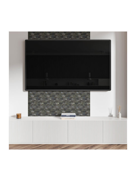 Wandsticker Panele für Esszimmer Pvc Grafisches Wanddesign Ziegel 100x50 cm