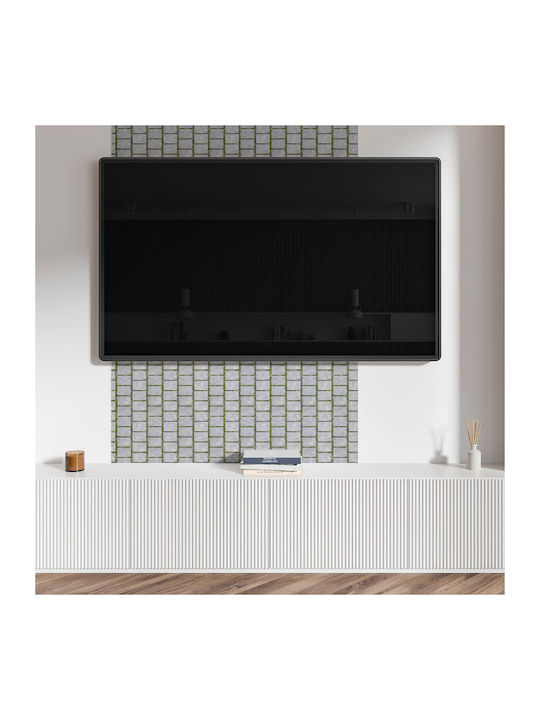 Wandsticker & Wandgemälde Vinylpaneel Muster Einfache Wandverwandlung Ziegel Design 100x50 cm