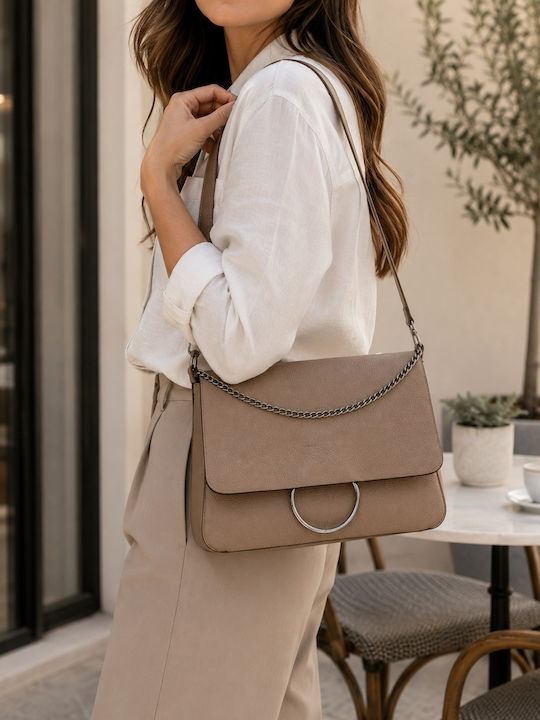Women's Shoulder Bag Beige