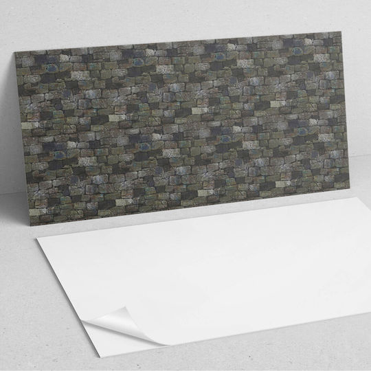 Self-Adhesive Decoration Graphics Office Or Study Wall Design Bricks 120x60 Cm