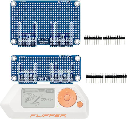Set 3 Flipper Zero Prototyping Boards Fr4 Pcb Gpio Module Prototyping 100mil Pitch Unassembled Pin Header Connectors Compatible Logic Analyzer Oscilloscope Durable Material Diy Electronics Project Development