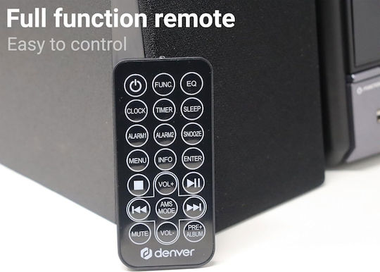 Denver Преносима аудиосистема с USB / Радио / Bluetooth / CD