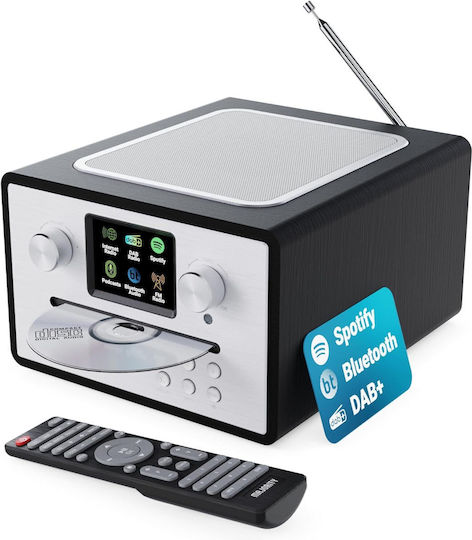 Majority Φορητό Ηχοσύστημα με Ραδιόφωνο / CD / USB / Bluetooth Μαύρο