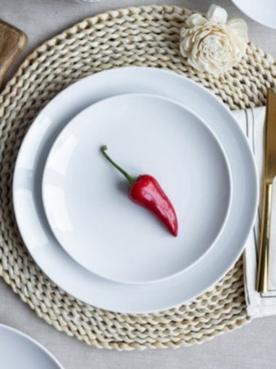 Lubiana White Porcelain Dinnerware Set 27pcs