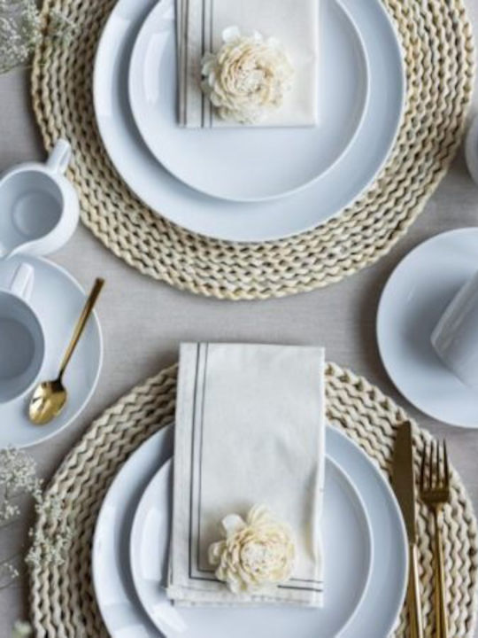 Lubiana White Porcelain Dinnerware Set 27pcs