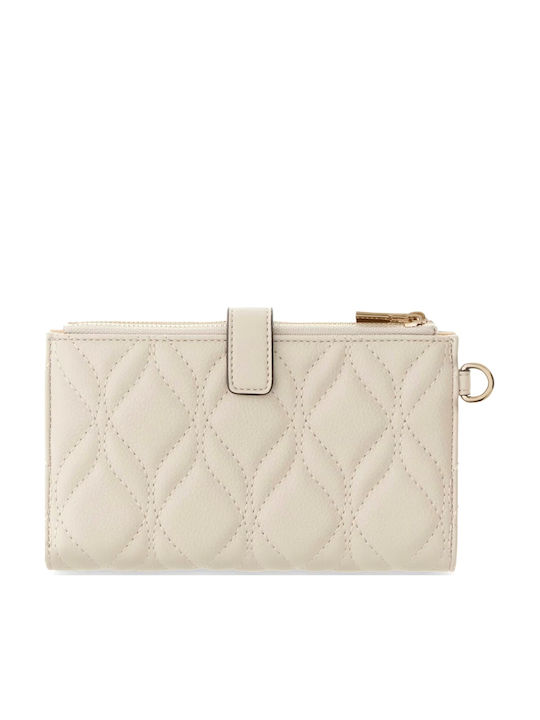 Guess Maxine Голяма Дамска Портфейл за Карти Бежов Guess Maxine Голяма Дамска Портфейл за Карти Бежов