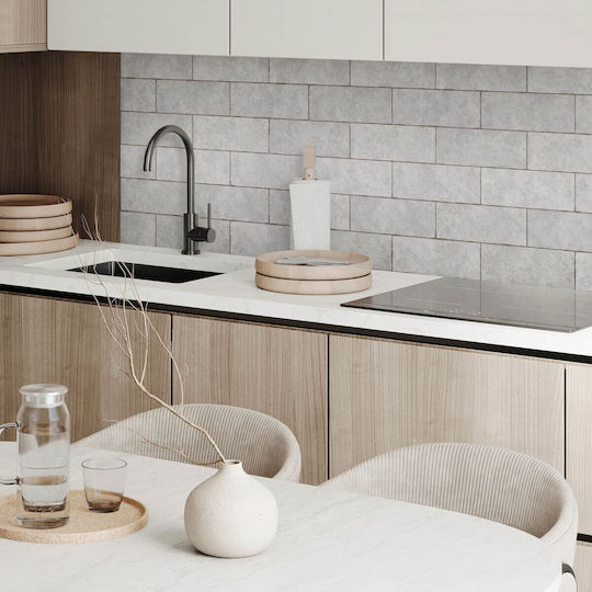 Decorative Vinyl Panel Graphics Kitchen Or Bathroom 100x50 Cm Brick Design Three Dimensional Layout