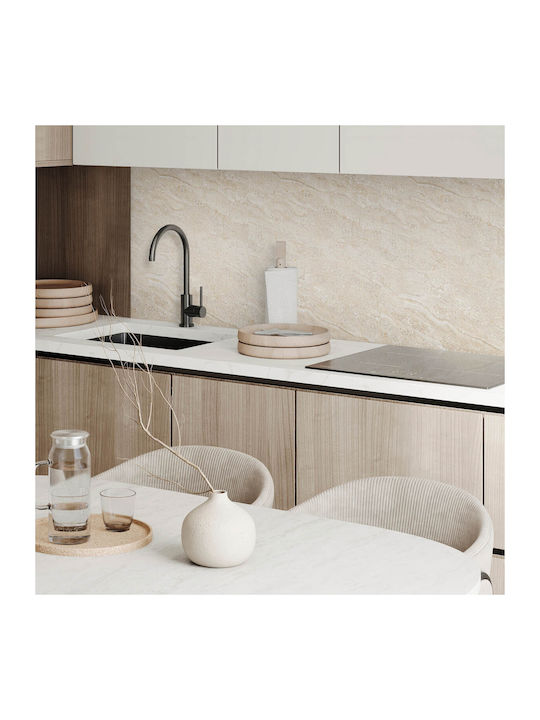 Sticker Panel Print Ideal for Kitchen 100x50 cm Natural Stone Design
