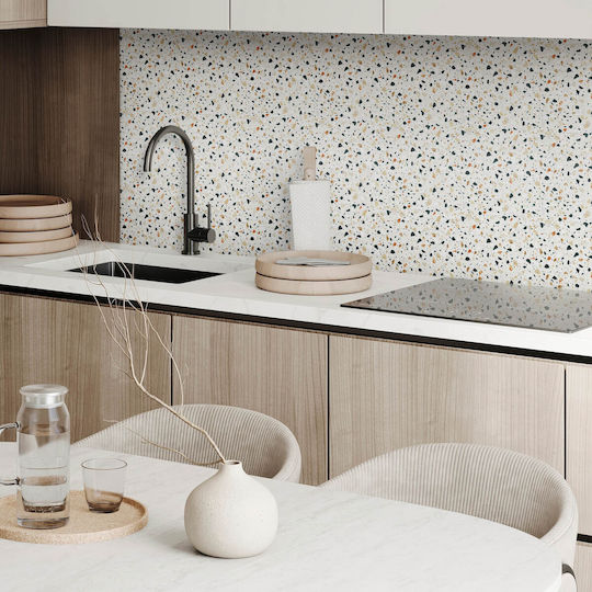Set Of Vinyl Floor Tiles Stone Pattern On Background 20x20x20 Cm