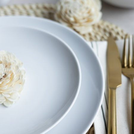 Lubiana White Porcelain Dinnerware Set 20pcs