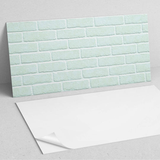 Decorative Wall Sticker Vinyl 120x60 Cm Brick Design