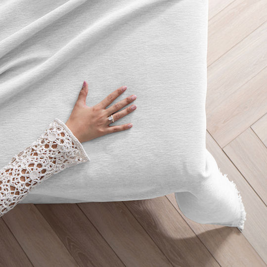 Filumi Cuvertură Pat Single Din Poliester Alb 170x210cm