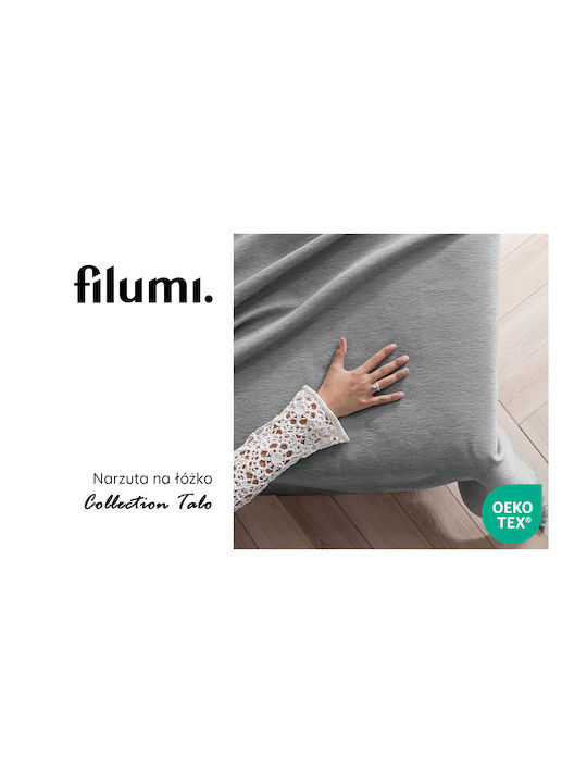 Filumi Filumi Tagesdecke Übergröße aus Polyester Graues 220x240cm