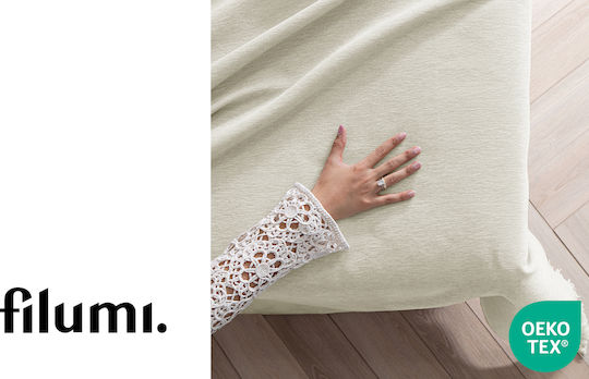 Filumi Double Coverlet Made of Polyester Cream 220x240cm