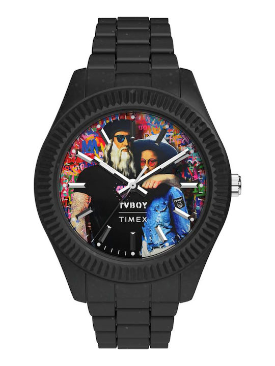 Timex Men's Watch 42mm Battery with Black Metal Bracelet Timex Men's Watch 42mm Battery with Black Metal Bracelet