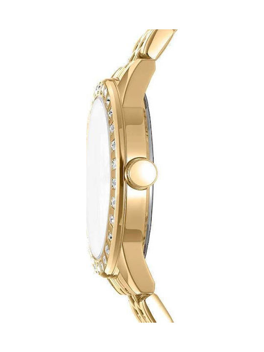 DKNY Parsons Glitz Ρολόι Μπαταρίας με Μεταλλικό Μπρασελέ DKNY Parsons Glitz Ρολόι Μπαταρίας με Μεταλλικό Μπρασελέ