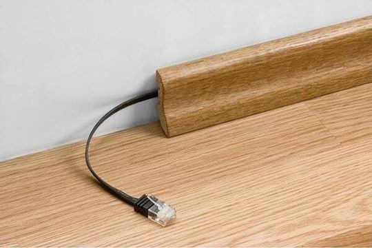 Goobay U/UTP Kat.6 Ethernet Netzwerkkabel 0,5m Weiß