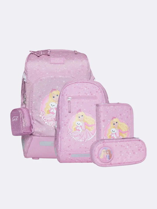 Beckmann Set Școlar Roșu 5 Litri 26 x 22 x 39 cm