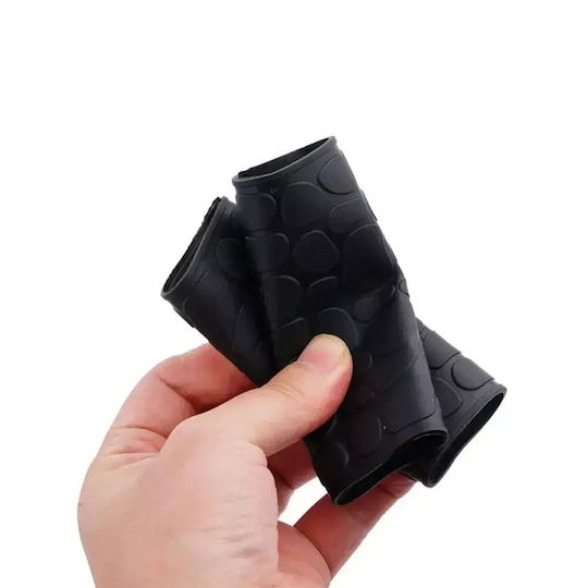 Set of Non-Slip Motorcycle Handlebar and Lever Covers 4 Pieces Tc-592
