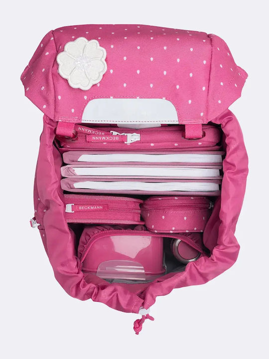 Beckmann Set Școlar Roșu 22 Litri 25 x 24 x 37 cm