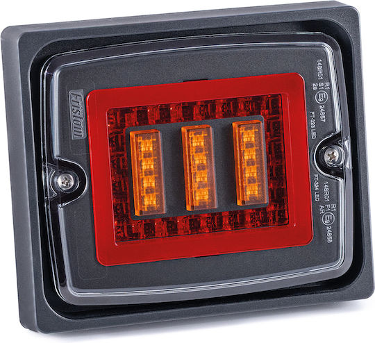 Rear Trailer Light Led Neon 3 Functions 12 24v Fristom