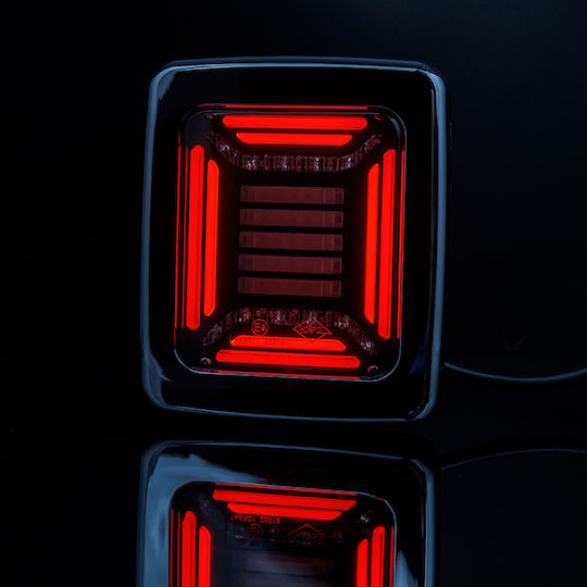 Rear Trailer Light Led Neon 3 Functions 12 24v Horpol